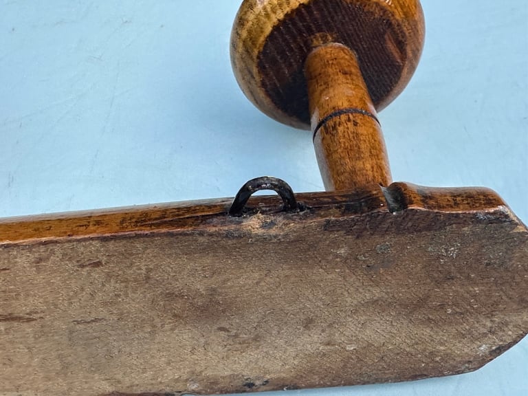 VINTAGE FRENCH FAUX BAMBOO COAT RACK, COAT HOOKS, HAT RACK, FOUR HOOK - L51.5cm - WILL POST!