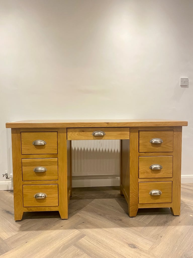 image for Solid oak desk