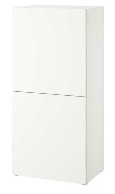 IKEA Besta unit With Red Gloss Door, 3 Shelves & 2 drawers FREE DELIVERY 069