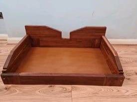 Wooden solid dog bed 