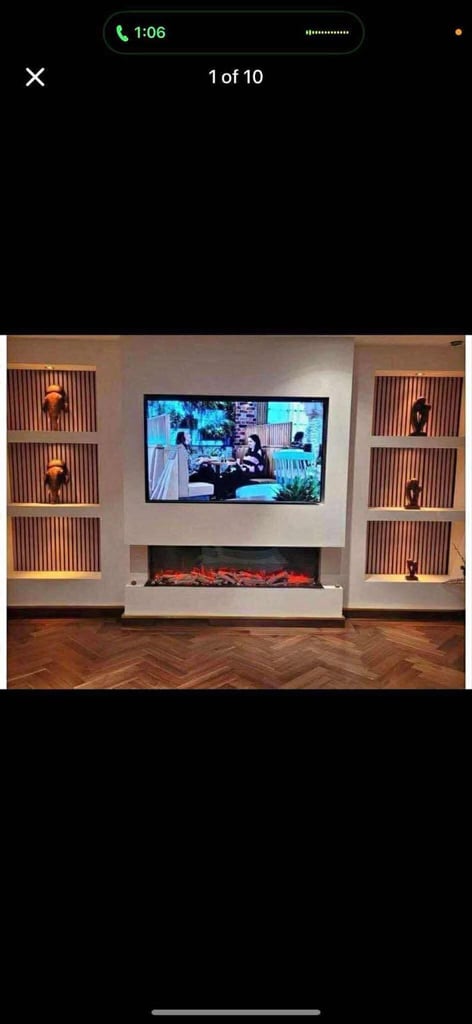 Media wall TV stands