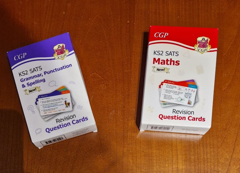 image for KS2 SATS revision cards