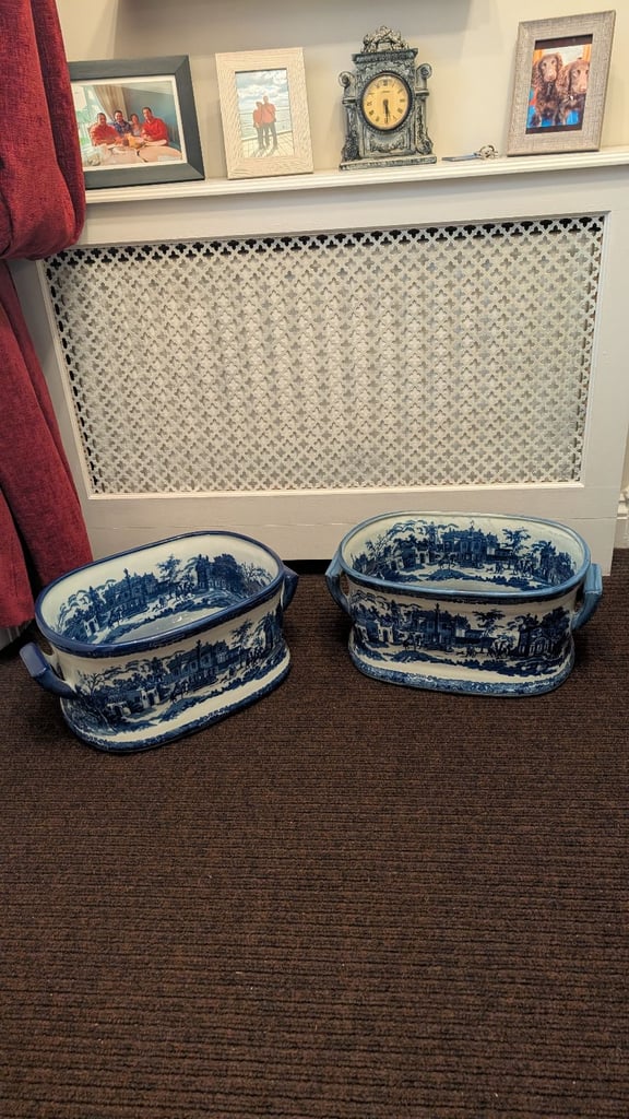 image for Set of two ceramic home bowls 