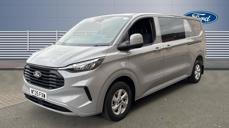 2025 Ford Transit Custom 2.0 EcoBlue 136ps H1 Double Cab Van Limited Auto PANEL VAN DIESEL Automatic