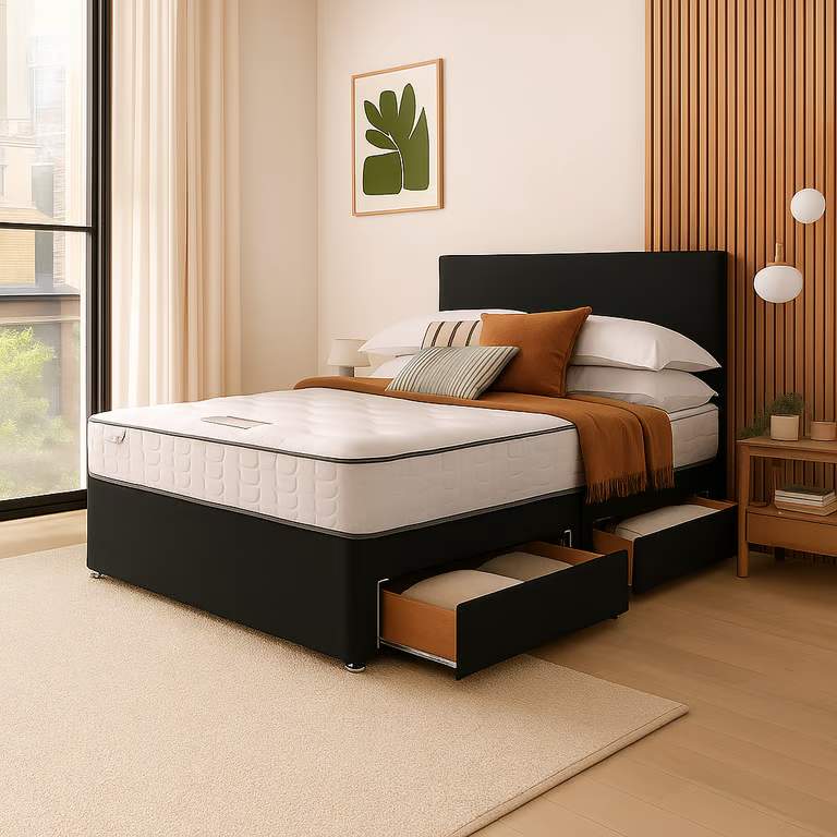 image for BEST PRICES ON DIVAN BEDS + MATTRESSES – BRAND NEW