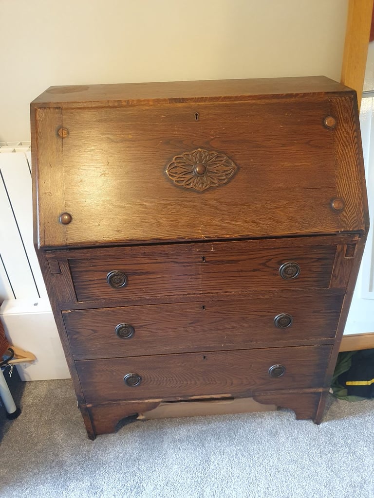 image for Lovely solid wood bureau