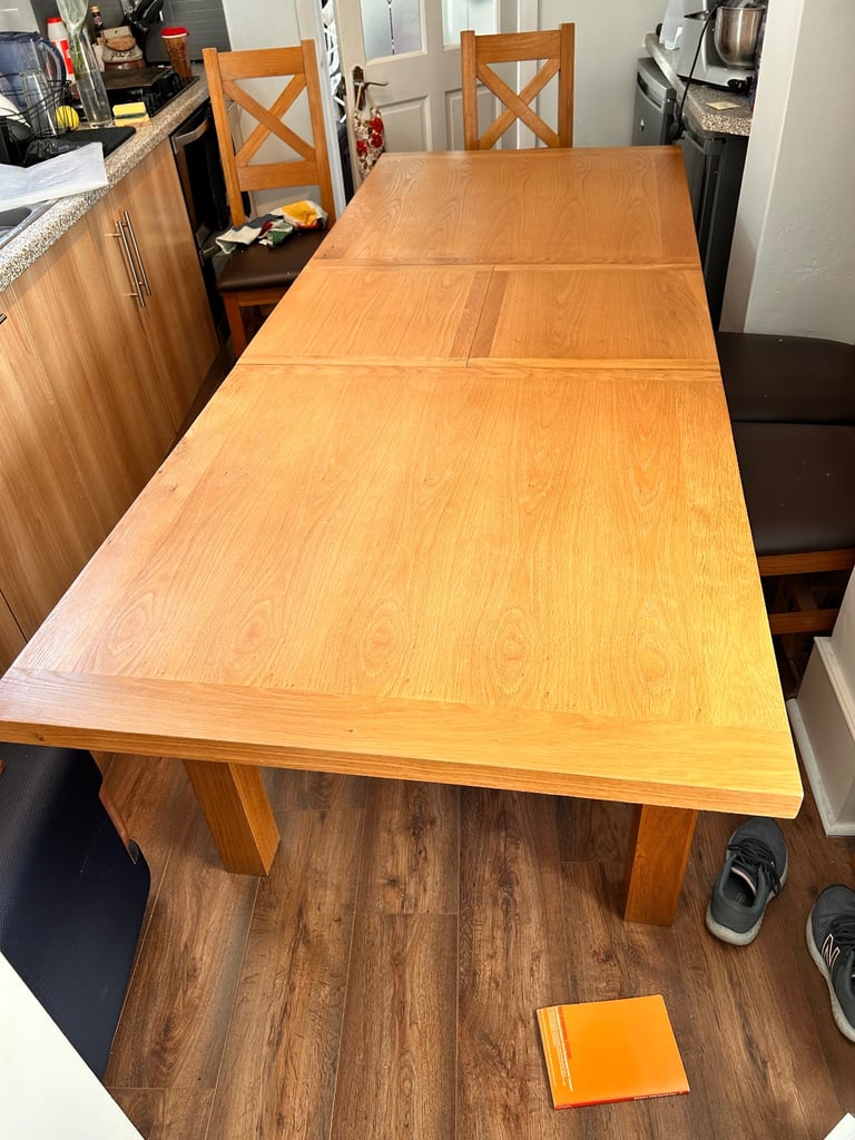 Solid Oak dining table