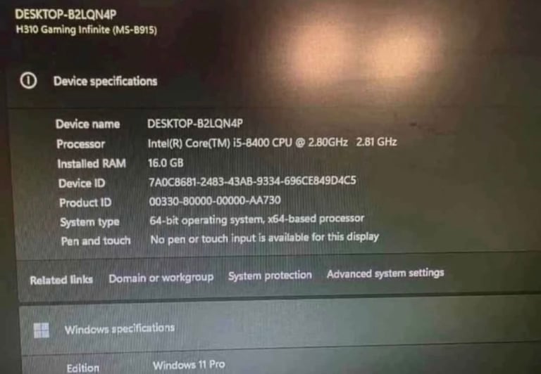 I5 (8th Gen) Gaming PC 🦆BARGAIN🦆