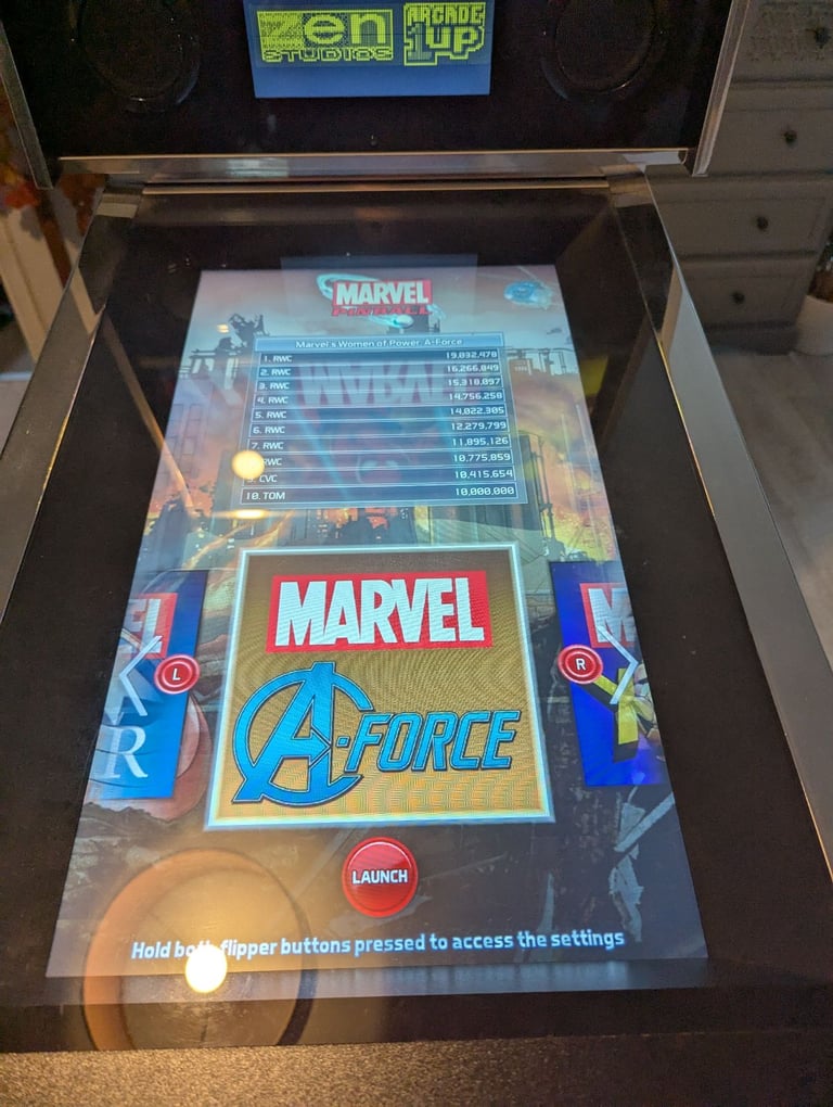 Marvel themed Digital Pinball machine - 10 boards