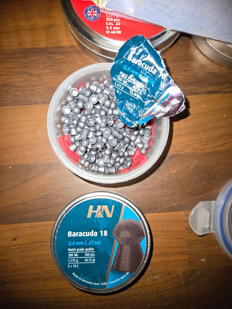 image for Barracuda 18 22 calibre pellets 