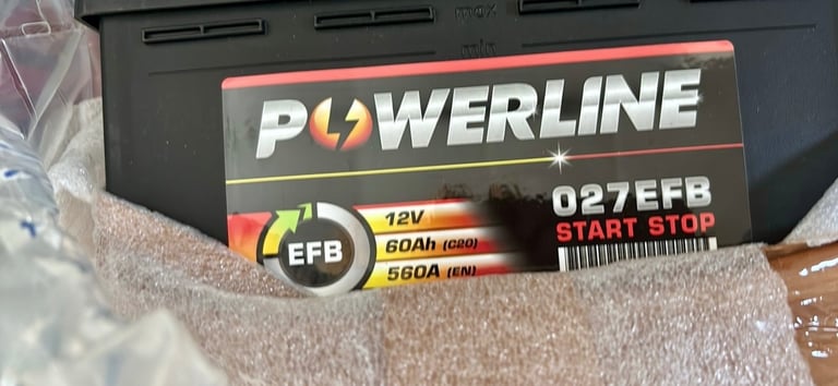 image for Brand new power line start stop car battery