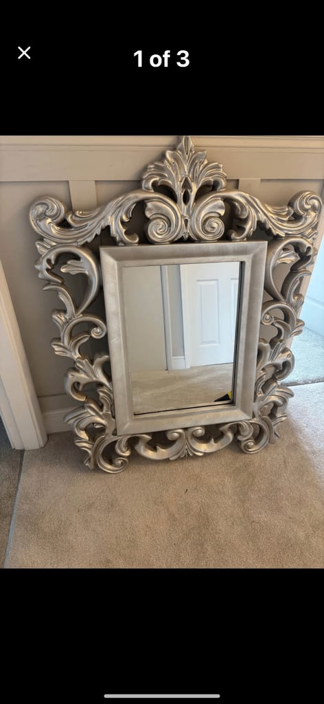 image for Large silver mirror 