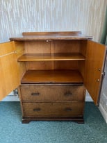 Antique cupboard with drawers
