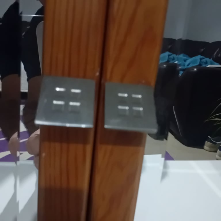 Mirrored Pine surround bathroom cabinet with internal shelf for sale