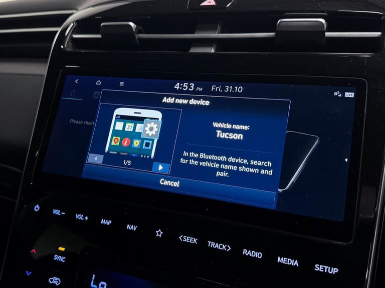 2022 Hyundai TUCSON 1.6 h T-GDi SE Connect SUV 5dr Petrol Hybrid Auto Euro 6 (s/s) (230 ps) ESTAT...