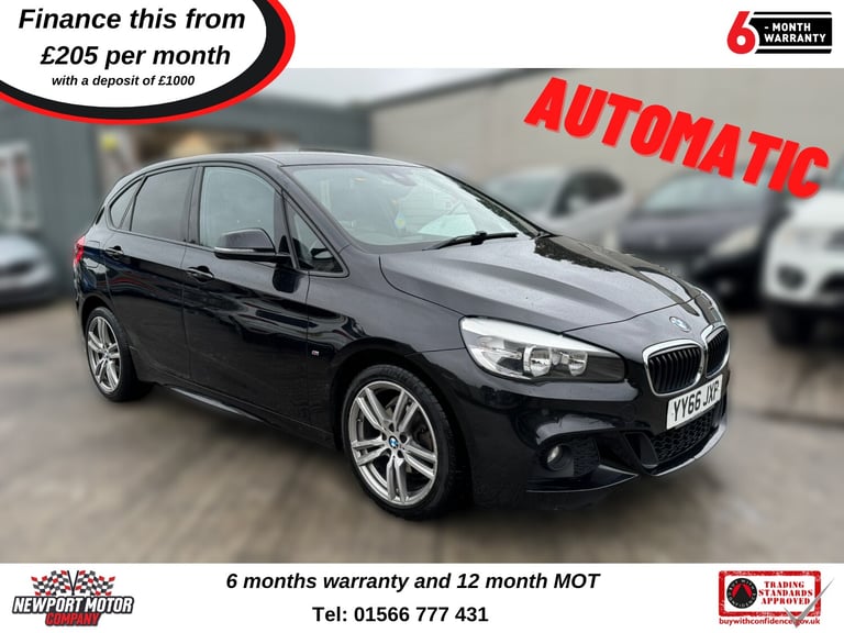 image for 2016 BMW 2 Series 218d M Sport 5dr [Nav] Step Auto HATCHBACK Diesel Automatic