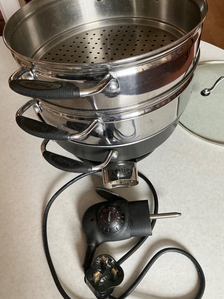 image for PRESTIGE TWO TIERED ELECTRIC STEAMER