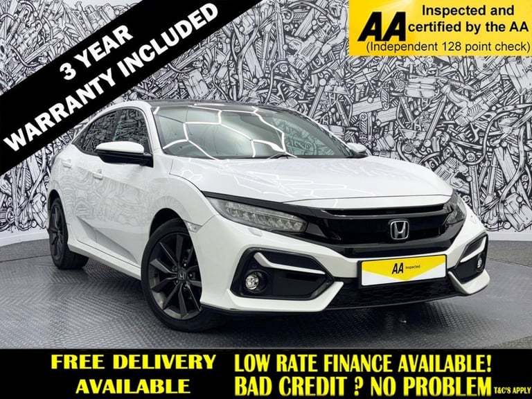 image for 2021 Honda Civic 1.0 VTEC Turbo EX Hatchback 5dr Petrol CVT Euro 6 (s/s) (126 ps) Hatchback Petro...