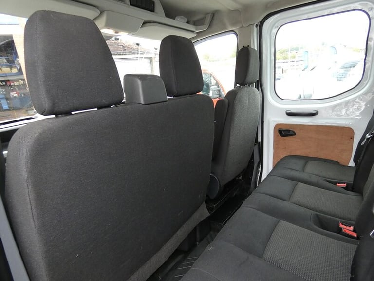 2017 17 FORD TRANSIT DOUBLE CAB TIPPER 81K 7 SEATER LOOK
