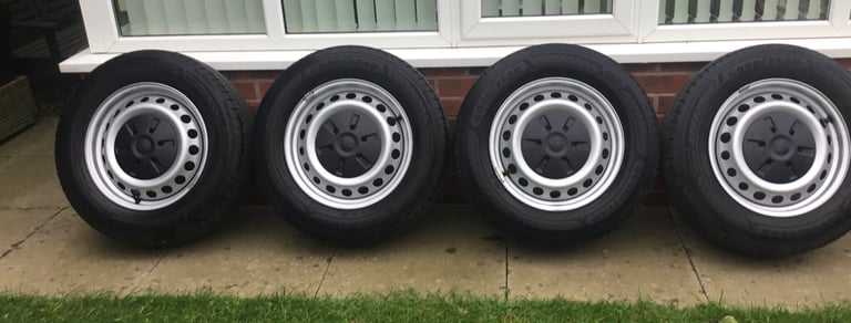 image for New VW set of 4 Goodyear Tyres & Wheels size 17 inch rims.