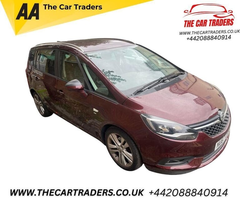 2017 Vauxhall Zafira 1.4i Turbo SRi Nav MPV 5dr Petrol Auto Euro 6 (140 ps) MPV Petrol Automatic