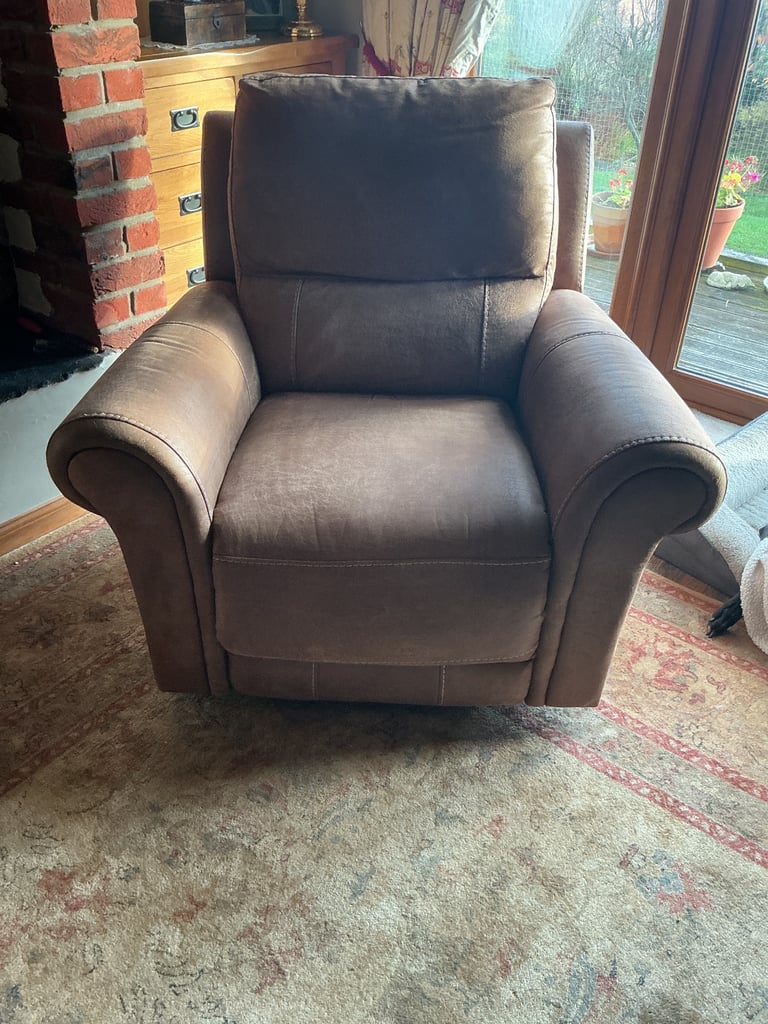 image for Colorado Recliner Chair - Oak Furniture Land