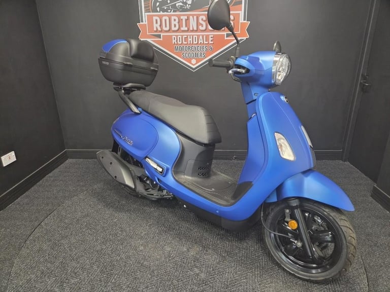 SYM FIDDLE 50cc E5 Modern Retro Classic Scooter, low rate finance.