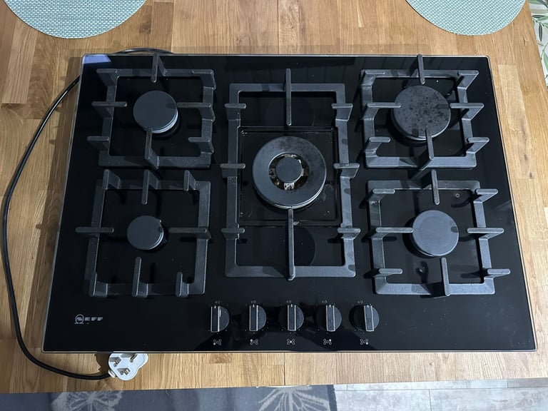 image for Neff N70 5 Burner Gas Hob 75cm Black