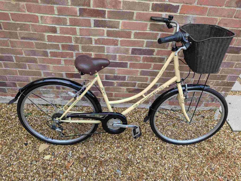 image for Ladies Ammaco Classique Dutch style bike in good condition with a front basket, mudguards