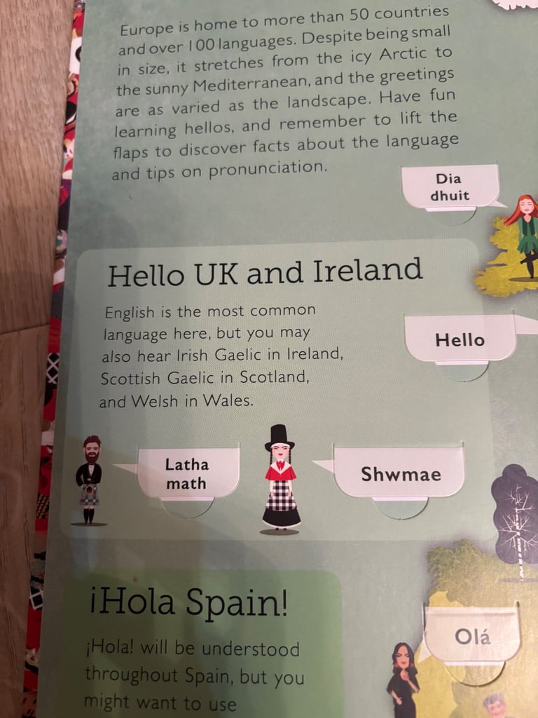 Hello World, hard cover, lift flap book, pick up only 