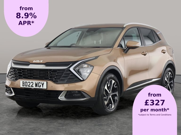 2022 Kia Sportage 1.6 h T-GDi 3 SUV 5dr Petrol Hybrid Auto Euro 6 (s/s) (226 bhp) - LANE FOLL Suv...