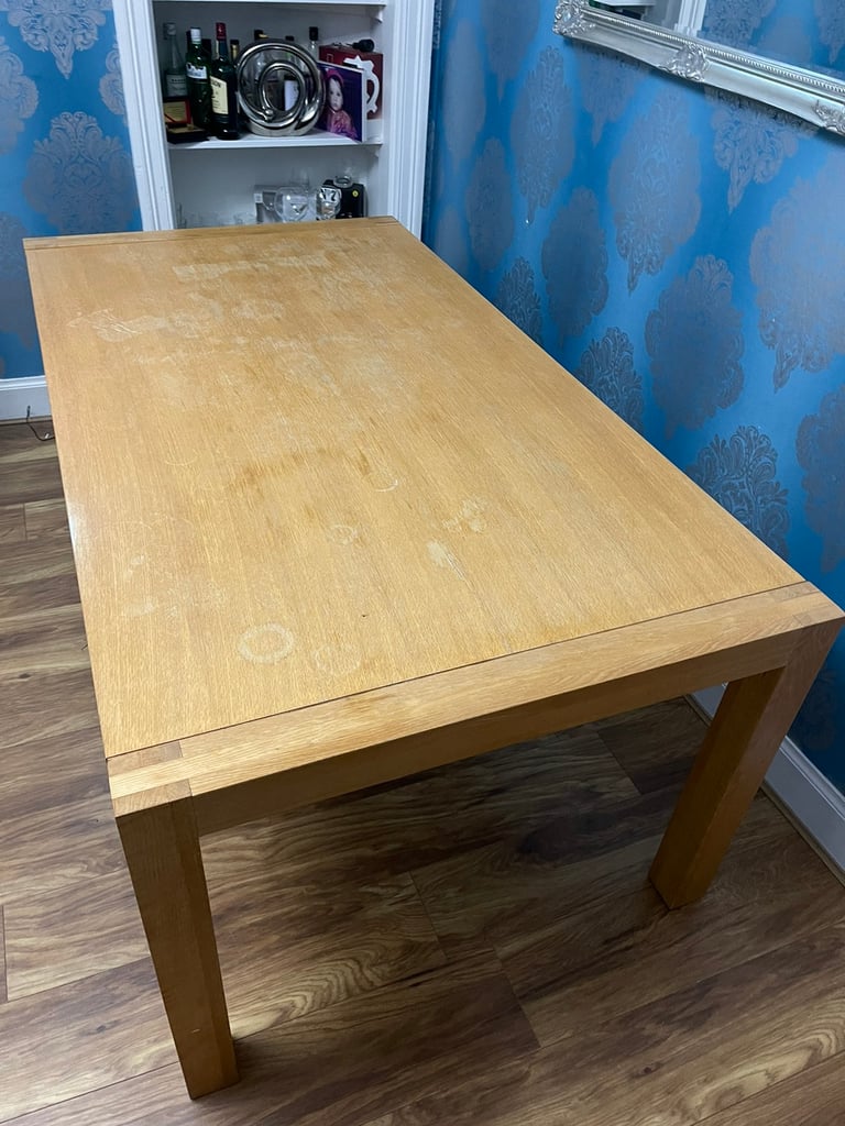 image for Beautiful Large Solid oak dining table