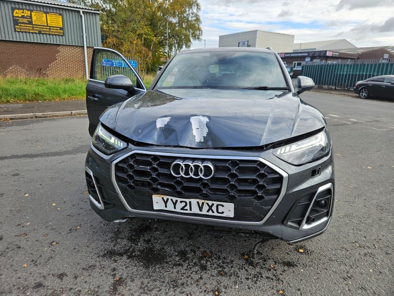 2021 21 AUDI Q5 40 TDI Quattro S Line 5dr S Tronic Damaged Salvage