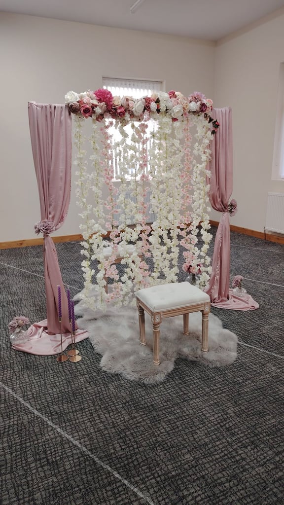 Wedding backdrop party decoration hire