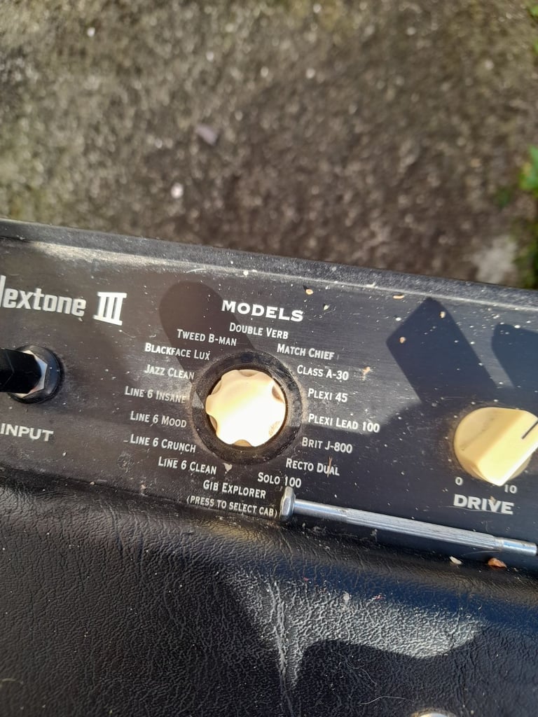 Line 6 Flextone 75W amp (Marshall amp style).