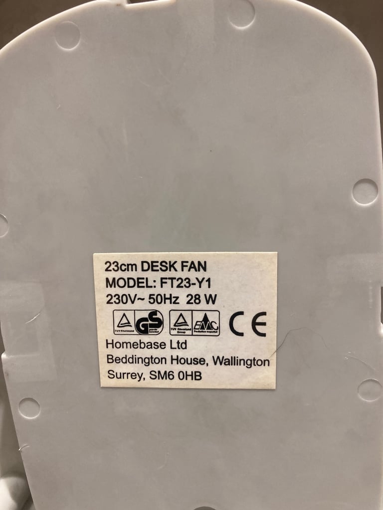 Desk Fan