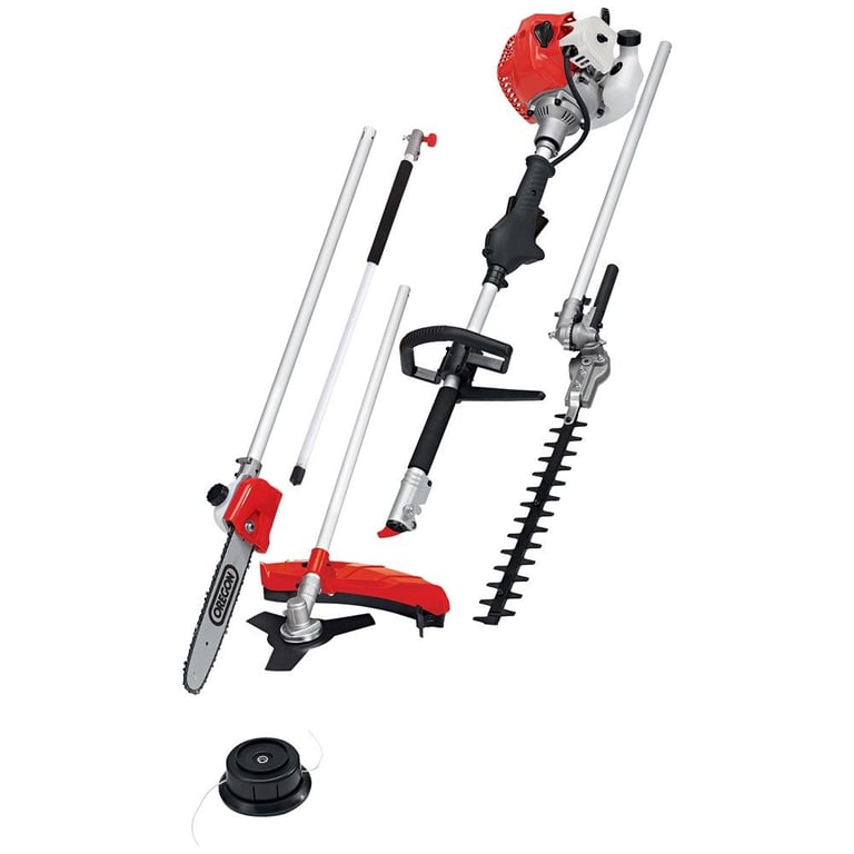 Proplus 5 piece garden cutting tool chainsaw hedge cutter strimmer 