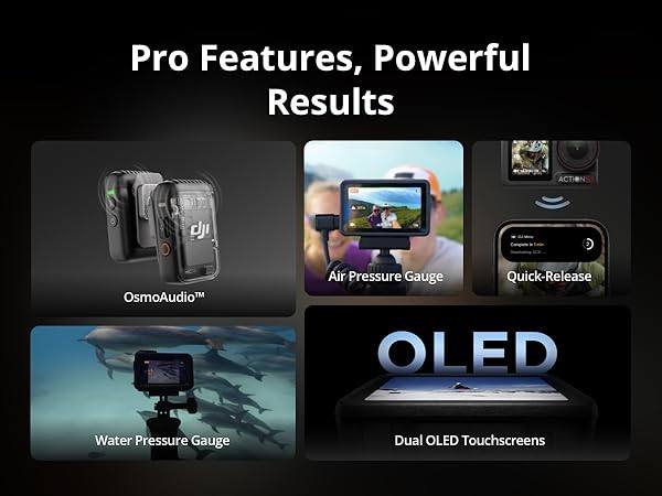 image for DJI Osmo Action 5 Pro Combo Dual OLED Waterproof Camera 1/1.3 Sensor 4k Vlog Sport Brand New 