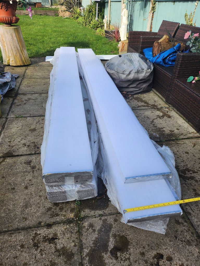 image for REDUCED BARGAIN New polycarbonate roof panels for lean to or carport project