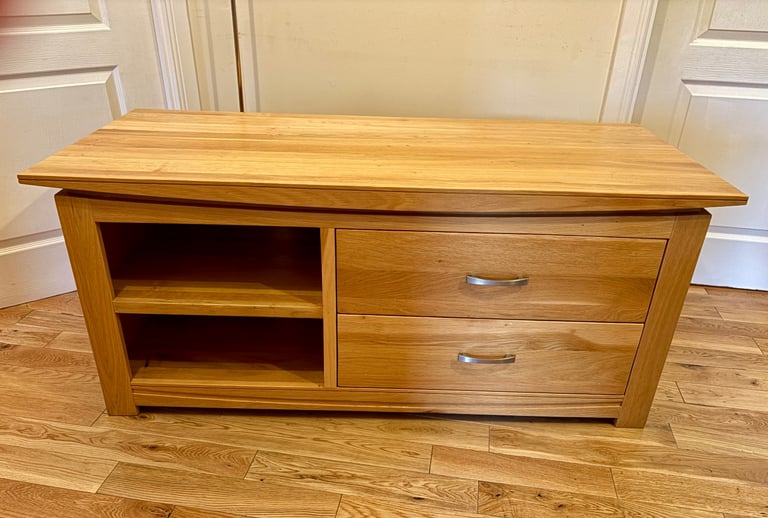 Solid oak TV unit Tokyo Oak Furniture Land