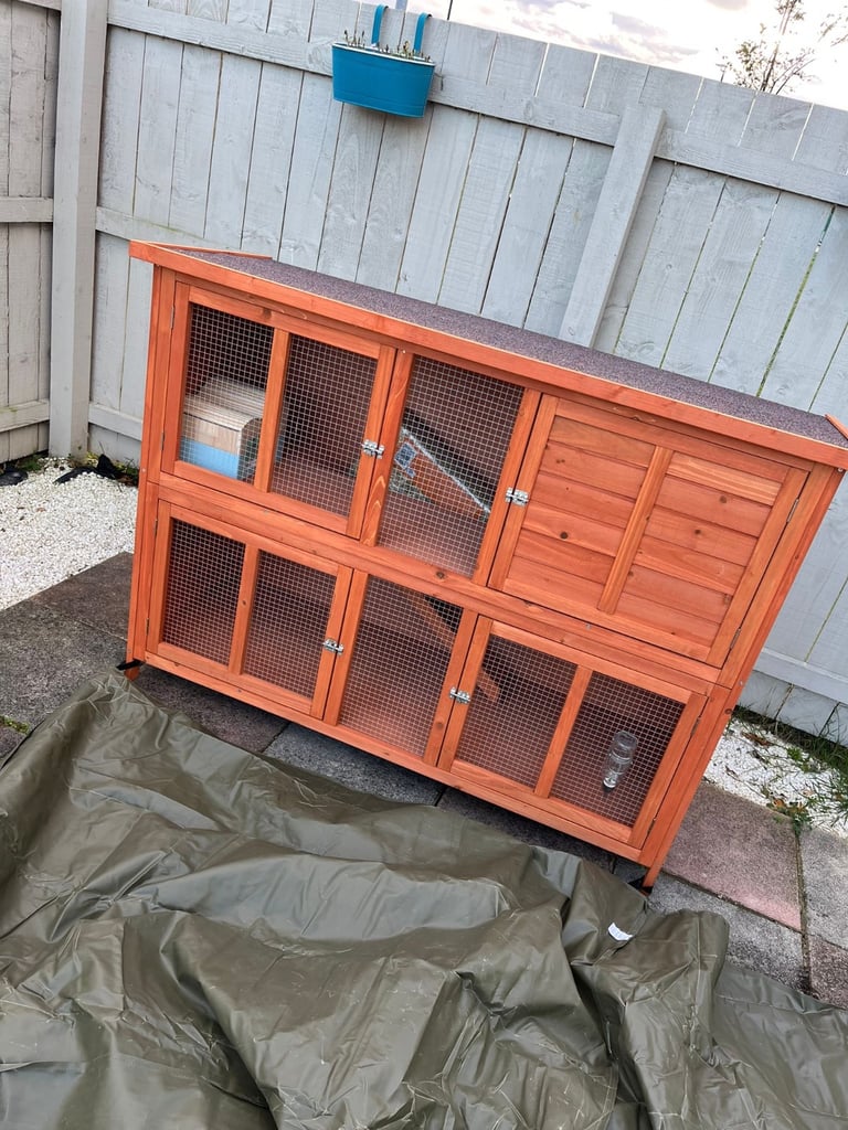 Pets at Home Bluebell 2 storey hutch for sale