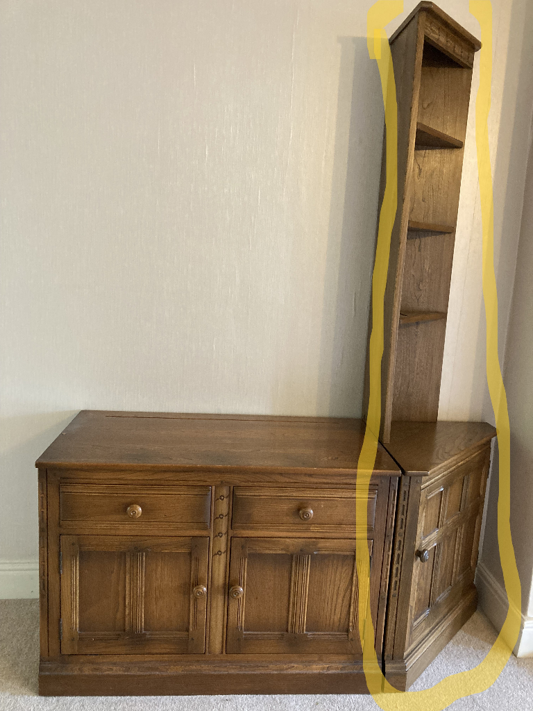 Ercol Old Colonial 474 Corner Cabinet