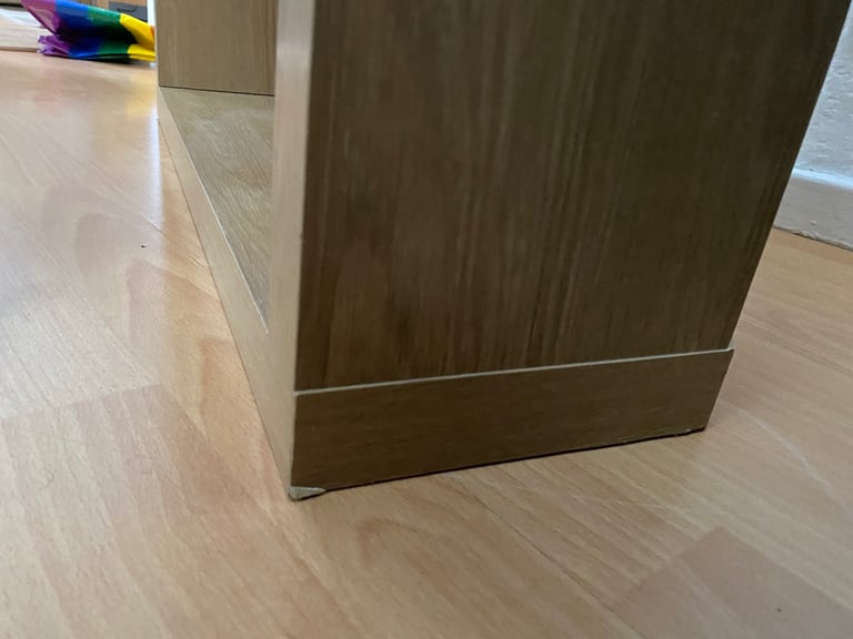  corner shelving Oak effect unit 