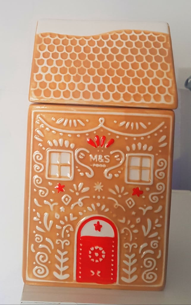 image for M & S Ceramic Gingerbread HouseCookie Jar