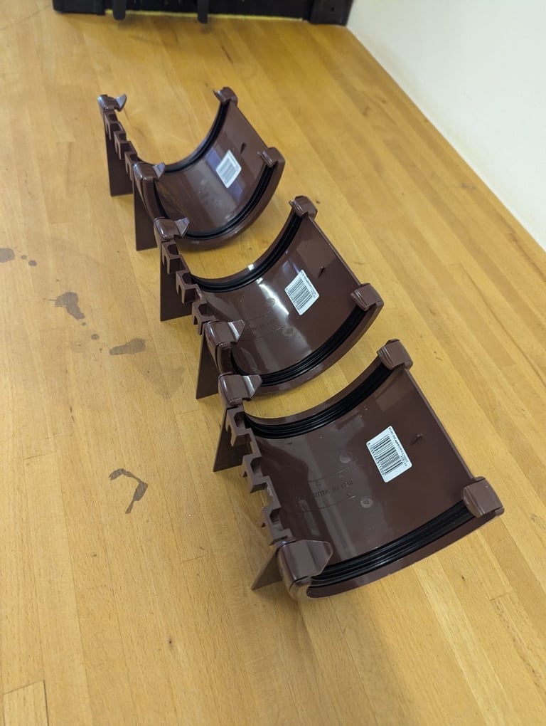 FloPlast  115mm Gutter connector x3