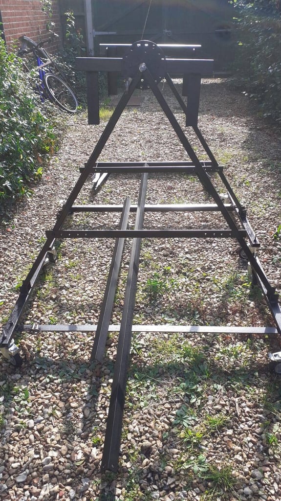 Car Rotisserie Rollover Jig