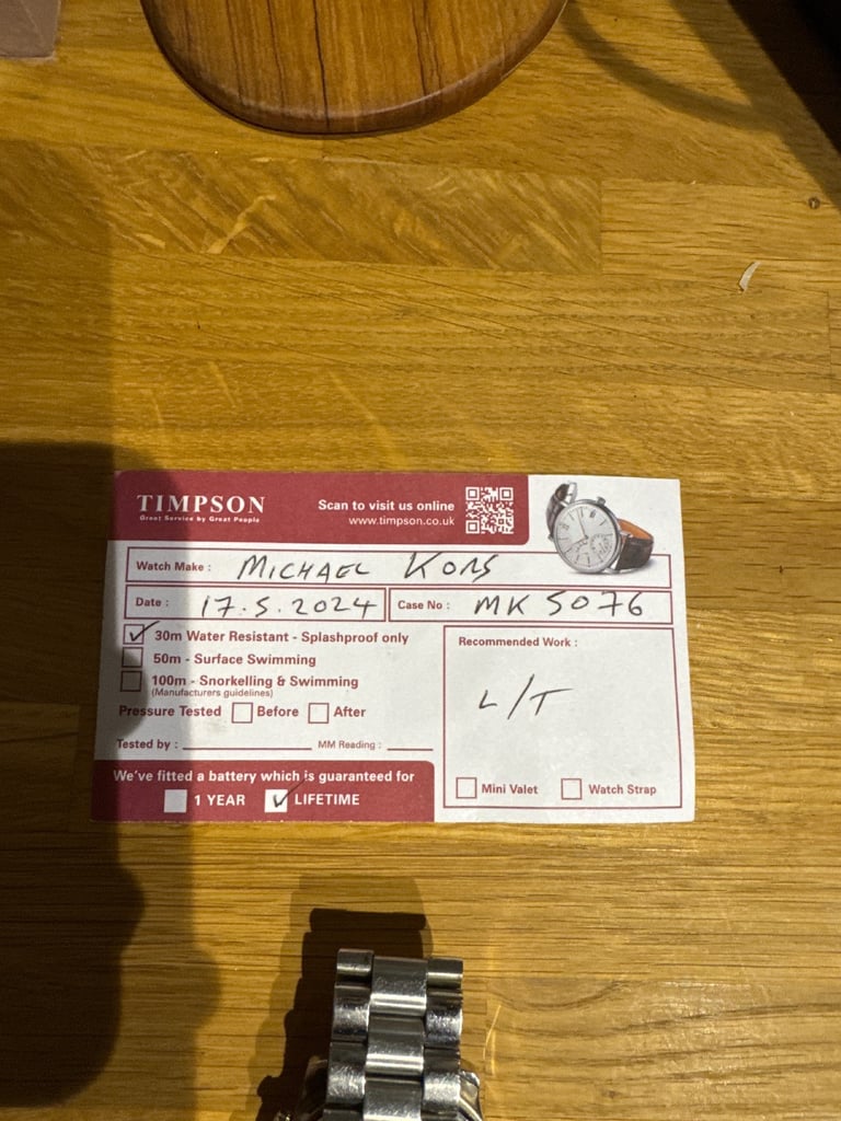 Michael Kors watch MK5076