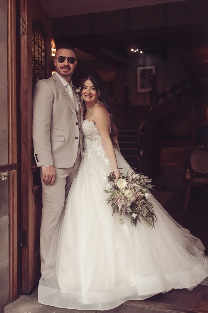 Dream Wedding Dress + Long Veil + Petticoat