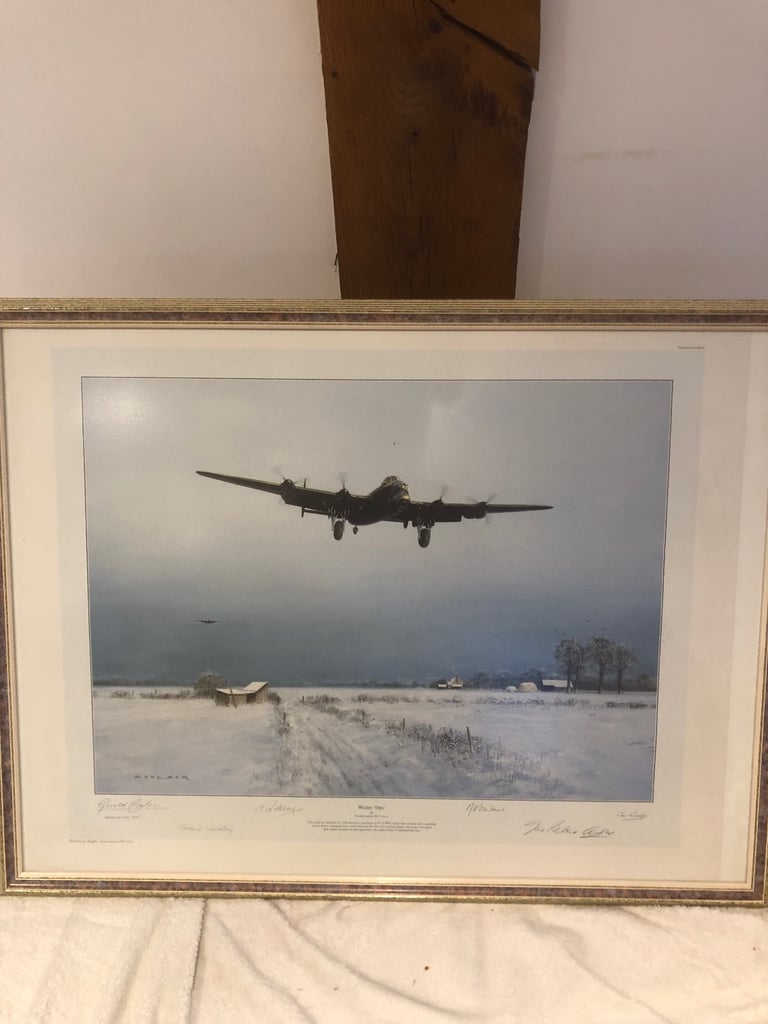 Lancaster bomber (winter ops)
