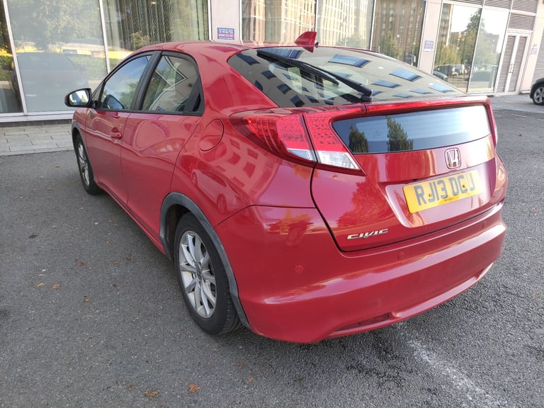 HONDA CIVIC I-VTEC EX 2013 AUTOMATIC Hatchback 5 Door RED PETROL 1798 cc Bargain @£6190